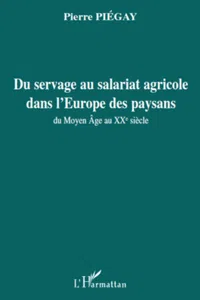 Du servage au salariat agricole dans l'Europe des paysans_cover