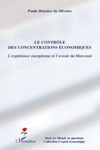 Le contrôle des concentrations économiques_cover