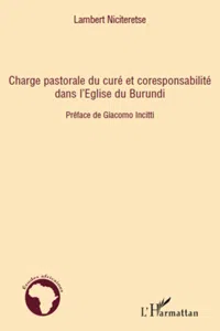 Charge pastorale du curé et coresponsabilité dans l'Eglise du Burundi_cover