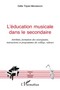 L'éducation musicale dans le secondaire_cover