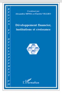 Développement financier, institutions et croissance_cover