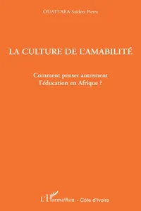 La culture de l'amabilité_cover