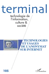 Technologies et usages de l'anonymat sur Internet_cover