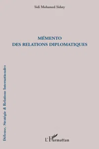 Mémento des relations diplomatiques_cover