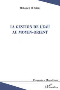 La gestion de l'eau au Moyen-Orient_cover