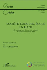 Société, langues, école en Haïti_cover