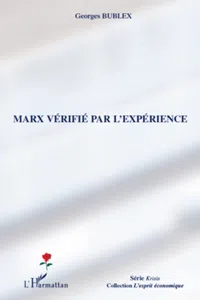 Marx vérifié par l'expérience_cover