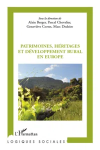 Patrimoines, héritages et développement rural en Europe_cover