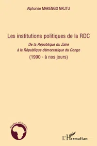 Les institutions politiques de la RDC_cover