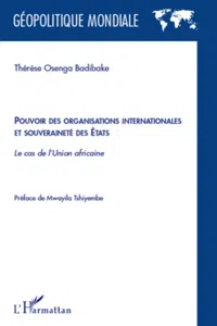 Pouvoir des organisations internationales et souveraineté des Etats_cover