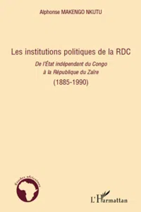 Les institutions politiques de la RDC_cover