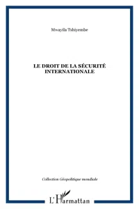 Le droit de la sécurité internationale_cover