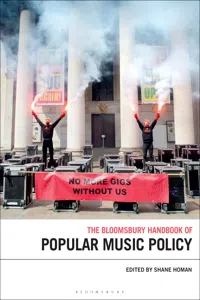 The Bloomsbury Handbook of Popular Music Policy_cover