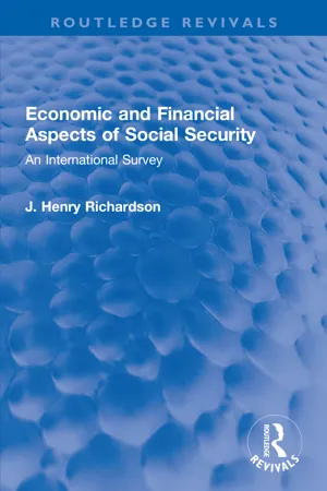 Economic and Financial Aspects of Social Security