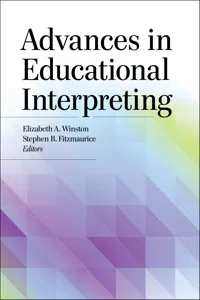 Advances in Educational Interpreting_cover