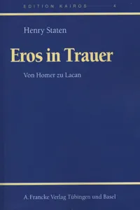 Eros in Mourning /Eros in Trauer_cover