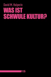 Was ist schwule Kultur?_cover