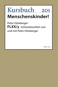 FLXX 3 | Schlussleuchten von und mit Peter Felixberger_cover