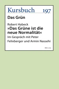 Das Grüne ist die neue Normalität_cover