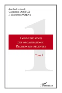 Communication des organisations : recherches récentes_cover