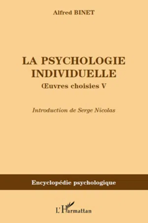 La psychologie individuelle