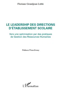 Le leadership des directions d'établissement scolaire_cover