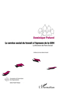 Le service social du travail à l'épreuve de la GRH_cover