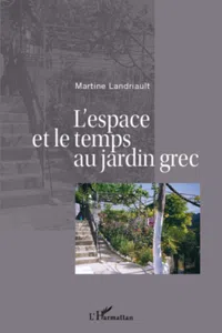 L'espace et le temps au jardin grec_cover