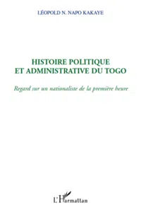 Histoire politique et administrative du Togo_cover