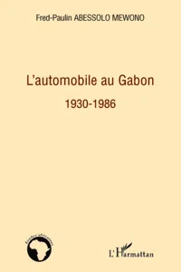 L'automobile au Gabon 1930-1986_cover