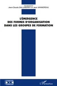 L'émergence des formes d'organisation dans les groupes de formation_cover