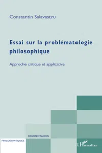 Essai sur la problématologie philosophique_cover