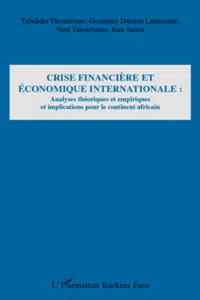 Crise financière et économique internationale :_cover