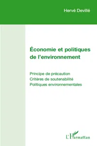 Economie et politiques de l'environnement_cover