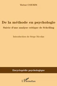 De la méthode en psychologie_cover