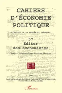 Editer des économistes_cover