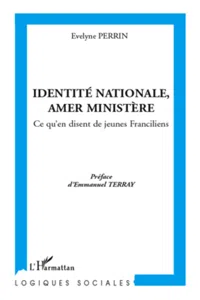 Identité nationale, amer Ministère_cover