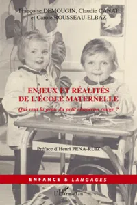 Enjeux et réalités de l'école maternelle_cover