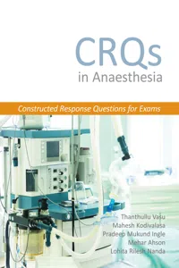 CRQs in Anaesthesia - Constructed Response Questions for Exams_cover