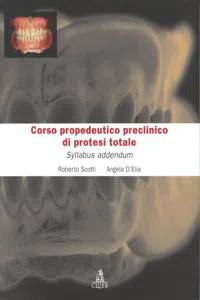 Corso propedeutico preclinico di protesi totale_cover