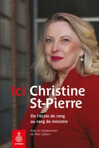 Ici Christine St-Pierre_cover