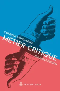 Métier critique_cover