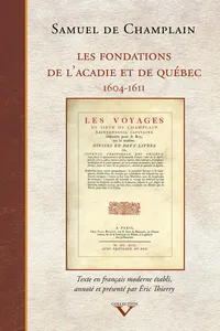 Fondations de l'Acadie et de Québec_cover