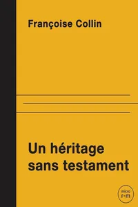 Un héritage sans testament_cover