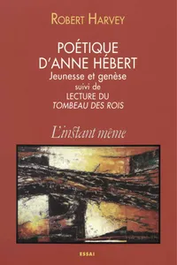 Poétique d'Anne Hébert_cover