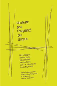 Manifeste pour l'hospitalité des langues_cover