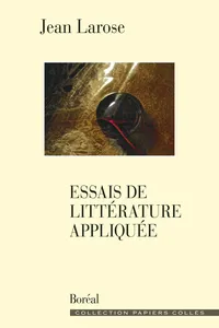 Essais de littérature appliquée_cover