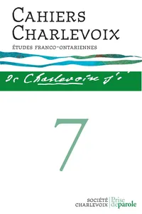 Cahiers Charlevoix 7_cover