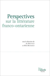 Perspectives sur la littérature franco-ontarienne_cover