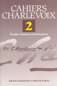 Cahiers Charlevoix 2_cover